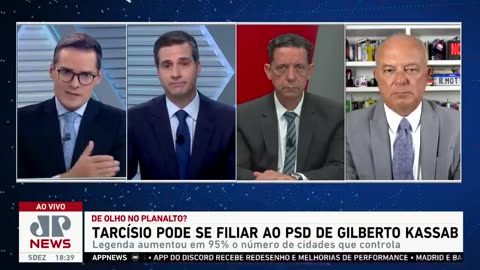 Tarcísio (Republicanos) pode ser filiar ao PSD de Gilberto Kassab
