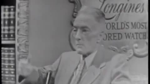 ADMIRAL BYRD TV INTERVIEW ON LONGINES CHRONOSCOPE