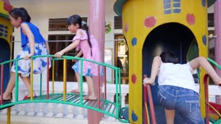 Learn Colors, Fun indoor playground for family at play area - nursery rhymes song for baby