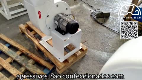 Exaustor Centrífugo em PRFV ( Plástico Reforçado em Fibra de Vidro ) | Brasfaiber Brasil