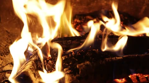 Fireplace | The Sounds of Crackling Fire 1 Hour