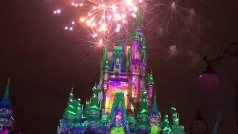 Disney World 50th Anniversary Fireworks Show