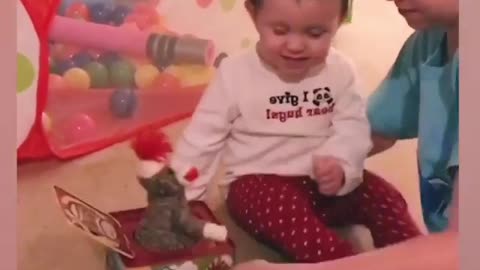 Top Funniest Moment Babies' Reactions when Playing New Toys 😂