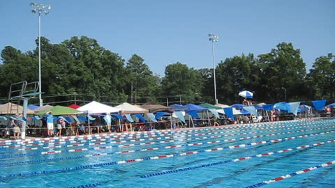 Swim Meet At Shelby Park, Shelby,N.C.