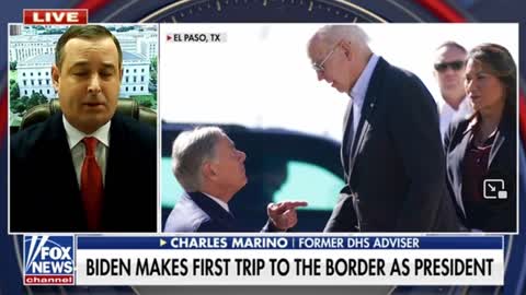 Former DHS adviser Charles Marino says Biden's visit to the border "actually decreases the morale of the men and women of CBP"