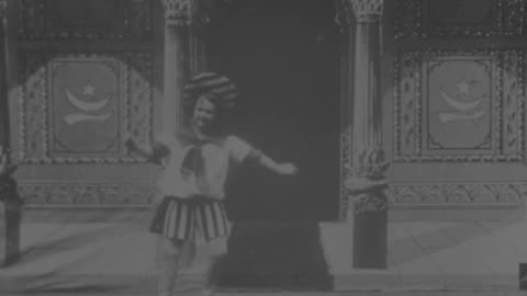 Little Miss Lillian (1903 Original Black & White Film)