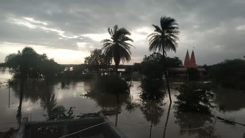 Parvati River flood's in MP (India)
