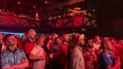 Football fans chant 'England 'Till I Die' as they cruise to win over Iran