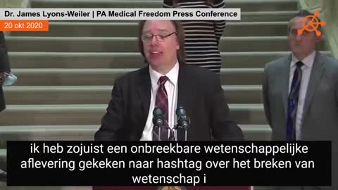 #SCIENCE Dr. James Lyons-Weiler PA Medical Freedom Press Conference