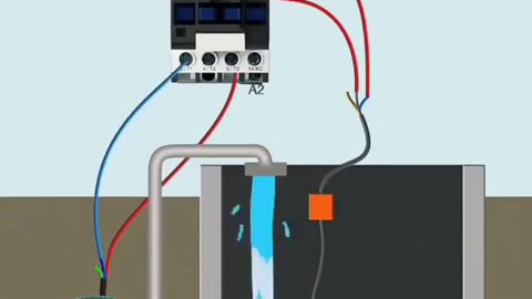 Motor control with float switch