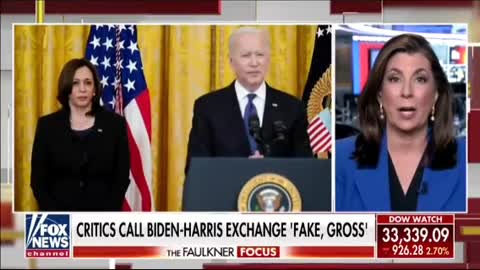 Cringeworthy Biden-Harris exchange.