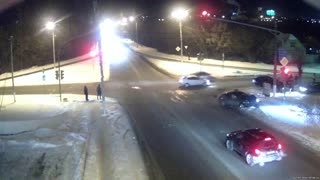 Red Light Runner Causes Crash