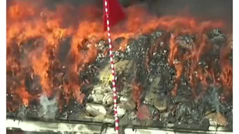Pakistan burns confiscated drugs worth 1