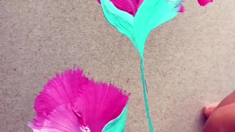 Simple flower painting