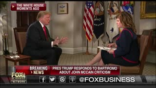 Maria Bartiromo to Trump: ‘Mr. President, [McCain's] Dead. He Can’t Punch Back’