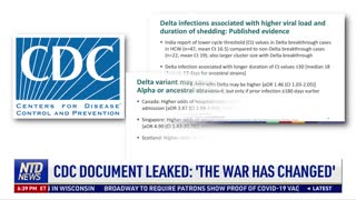 CDC Documents Leaked: 'The War Has Changed'