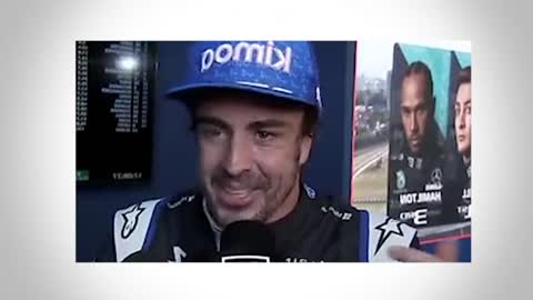 FERNANDO ALONSO SE RIE DE OCON en Entrevista POST-CARRERA | Gran Premio de Brasil 2022