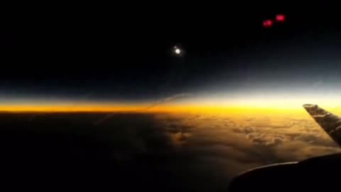 Monday April 8, 2024 Eclipse from a Plane