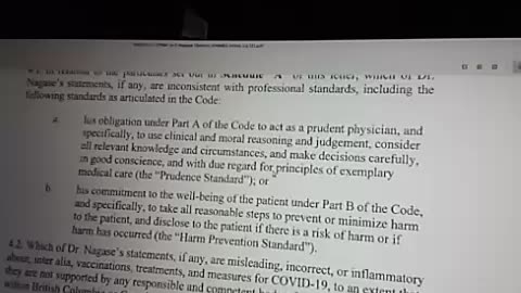 Defense Statements against College of Physicians and Surgeons Accusations. Hearing Day 3. Part 1.