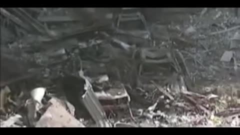 911 Bright Flash Explosion In The Debris After Collapses