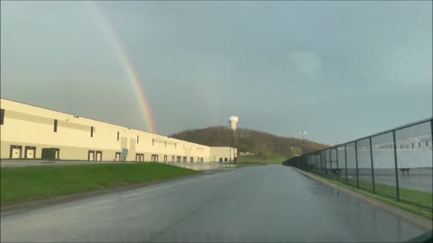 Just Before The Tornado Outbreak A Rainbow Appeared