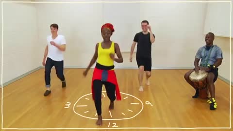 African dance with simple tutorial