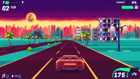 80s Overdrive PC - Night City - Game Play