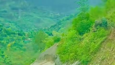 Beautiful Azad Pattan River Road Azad Kashmir