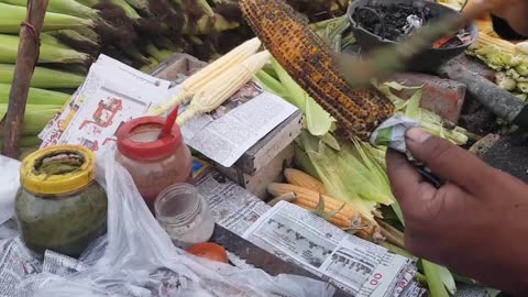 Indian Street Food Testy and Tummy full food Live Fire Popcorn Fry