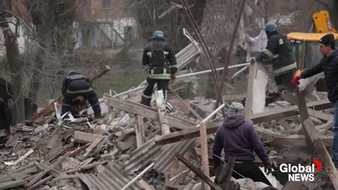 Newborn baby killed in airstrike on maternity hospital in Ukraine, officials say