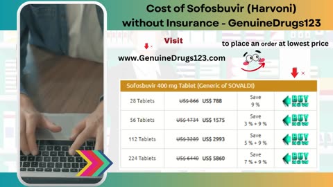 Cost of Sofosbuvir (Harvoni) without Insurance - GenuineDrugs123