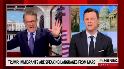 Scarborough Comes Unglued Over Trump’s Remarks On Foreign Languages