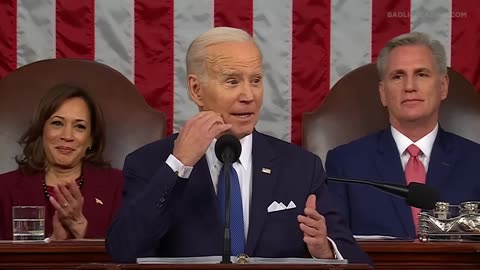 Joe Biden's 2023 STATE OF THE UNION speech by BAD LIP READING