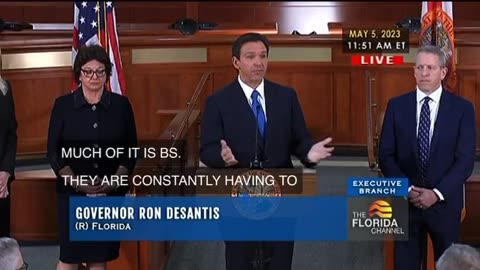 Gov DeSantis hits BACK on accusations of 'campaigning'