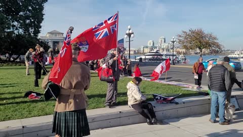 WorldWide Freedom Rally and March V4F Victoria Bc (November 19, 2022) Music Compilation