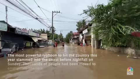 Deadly Typhoon Noru Strikes At The Philippines