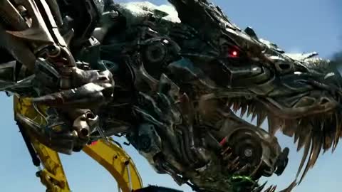 Bumblebee vs. Crosshairs junkyard _fight_ from Transformers_ The Last Knight. 😂