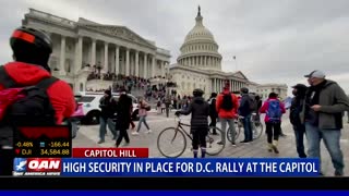 High security in place for D.C. rally at the Capitol