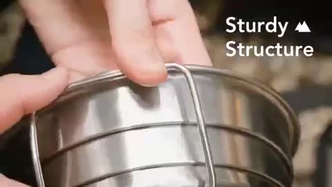 SimpleReal｜First Collapsible Stainless Steel Cookware Ever