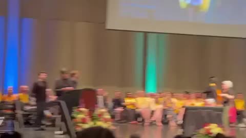 Homie hit the emote during graduation