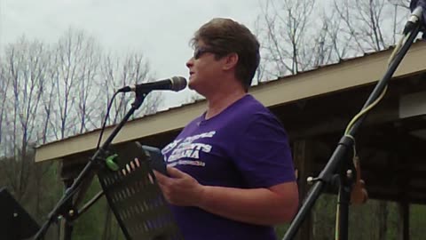 Rhonda Miller speaks at Don’t Tread On Indiana Rally I