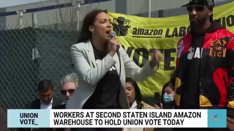 Workers At Second Staten Island Amazon Facility Set To Hold Union Vote