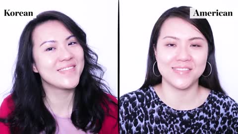 Beauty in a minute: Korean vs American makeup looks