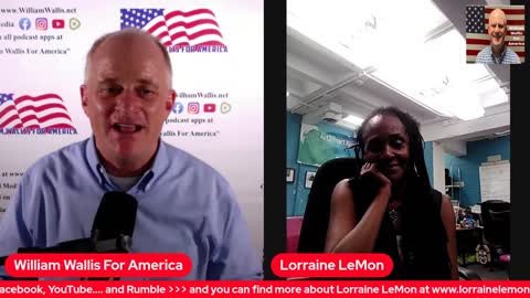 Lorraine LeMon and I get energetic about America!