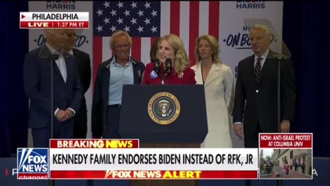 KENNED FAMILY ERM A LIE NS OF ALIENS ENDORSE BIDEN WHT THE ACTUAL FCUK