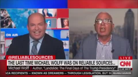 Author Michael Wolff HUMILIATES CNN's Brian Stelter...on his own show!