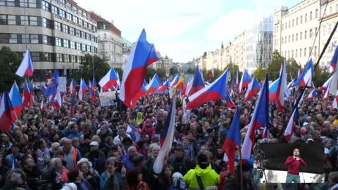 Revoluce! Prague demonstration 28 sep 22 Mads Palsvig