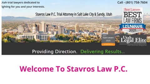 Stavros Law P.C. - Sexual Harassment Attorney in Sandy, Utah | (801) 758-7604