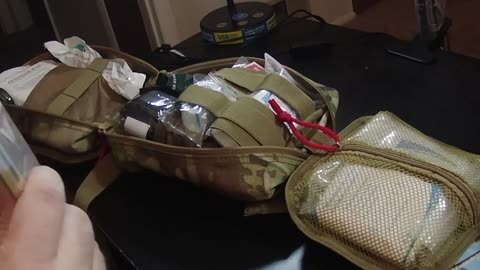 Trauma bag for a motorcycle
