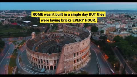 Rome Wasn't Built In a Single Day #shorts